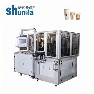 Ultrasonic Automatic Paper Cup Machine 220v / 380v With Hot Air System