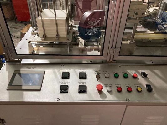 Single Layer PLC Automatic Paper Lid Cover Making Machine